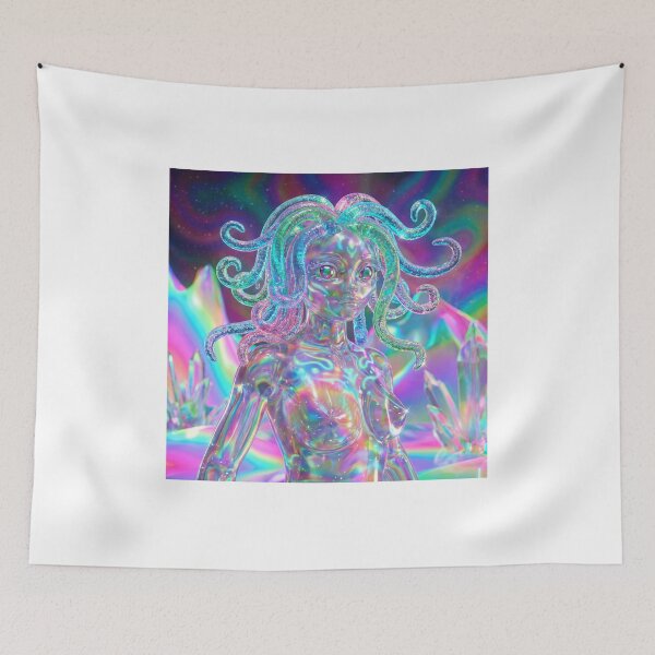 Item preview, Holographic Crystal Medusa in Rainbow Realm designed and sold by maboroshilab.