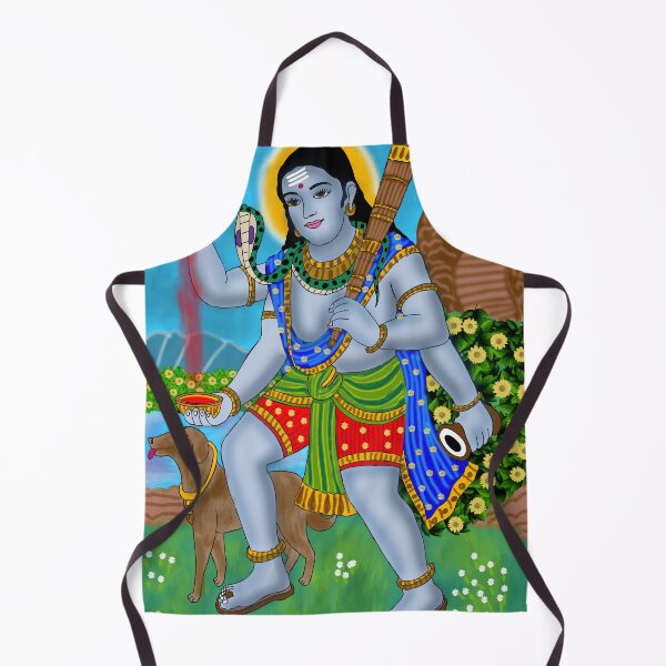 Item preview, Lord Bhairava Fierce Hindu Deity Design – Mythological Spiritual Artwork designed and sold by Harshit_Digital_Arts.