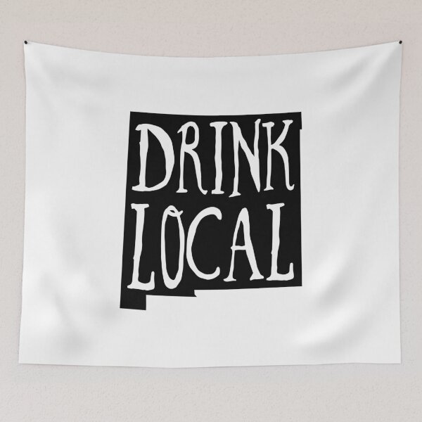 Item preview, Drink Local New Mexico State Outline Craft Beer designed and sold by graf1k.