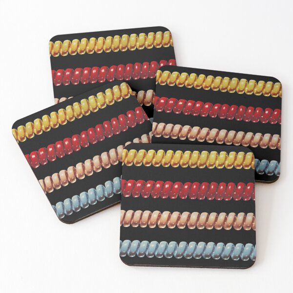 Item preview, Vintage Telephone Cords Colorful Phone Lines designed and sold by The Sticker Bureau.
