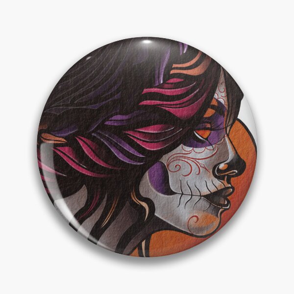 Item preview, Catrina Santa Muerte Neo Traditional Tattoo Art designed and sold by Prolificreate.