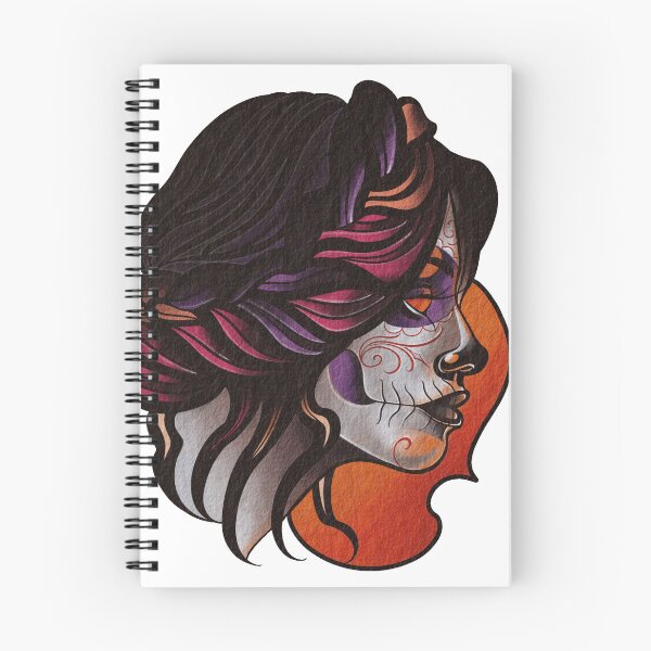 Item preview, Catrina Santa Muerte Neo Traditional Tattoo Art designed and sold by Prolificreate.
