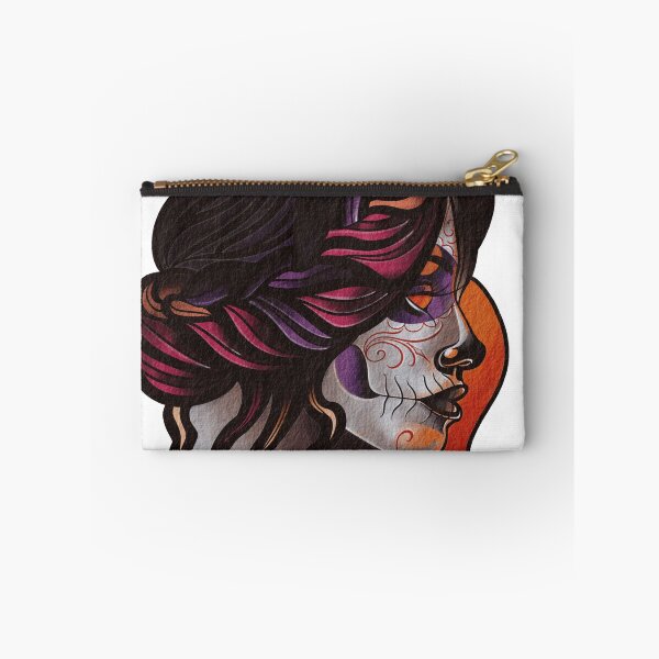 Item preview, Catrina Santa Muerte Neo Traditional Tattoo Art designed and sold by Prolificreate.