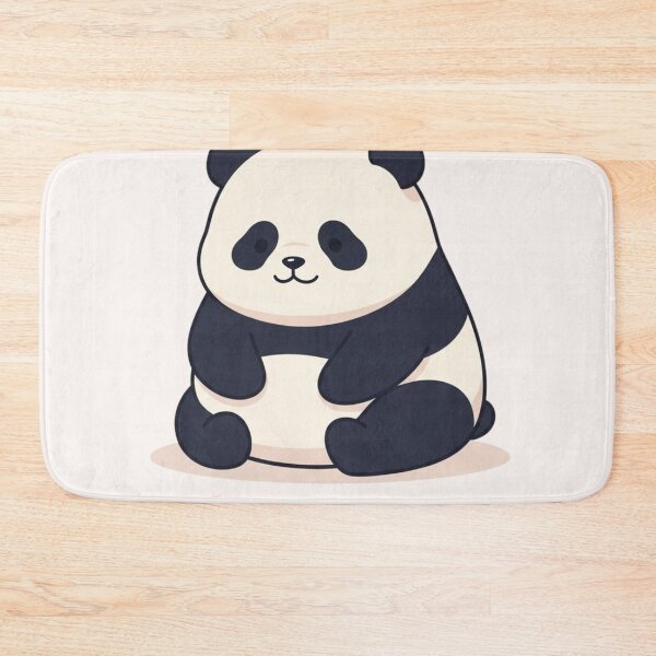 Item preview, Cute Kawaii Panda Sitting Illustration designed and sold by soletstudio.