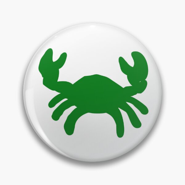 Item preview, Green Crab Silhouette • Modern Zodiac Cancer Art designed and sold by Theo86.