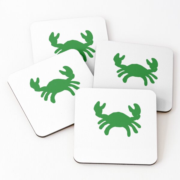 Item preview, Green Crab Silhouette • Modern Zodiac Cancer Art designed and sold by Theo86.