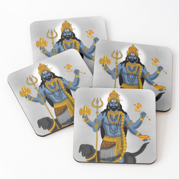 Item preview, Bhairava God Devotional Art – Symbolic Hindu Mythology Design designed and sold by Harshit_Digital_Arts.