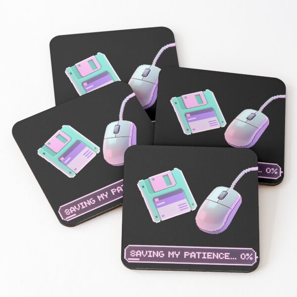 Item preview, Saving My Patience 0 Percent Vaporwave Retro Tech designed and sold by Dariusz.K.
