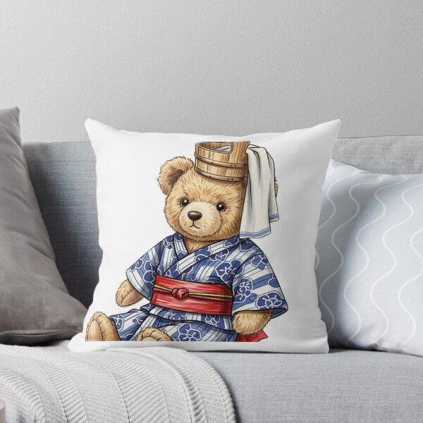 Item preview, Relaxing Onsen Bear - Japanese Hot Spring Bath Style designed and sold by Maison Taro.