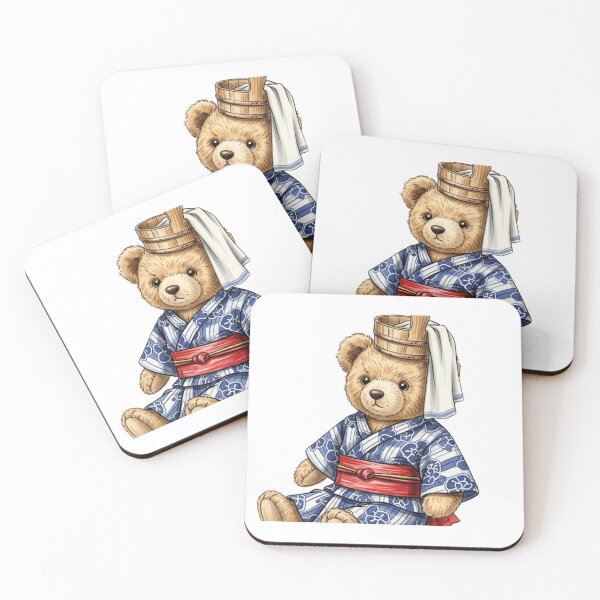Item preview, Relaxing Onsen Bear - Japanese Hot Spring Bath Style designed and sold by Maison Taro.