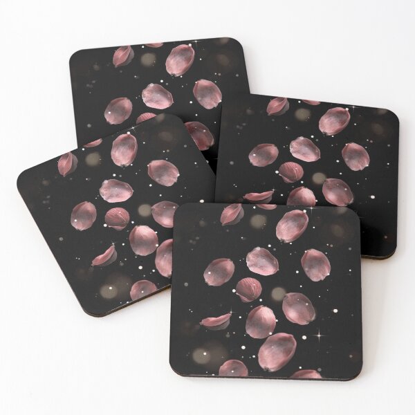 Item preview, Falling Pink Rose Petals With Magical Sparkles designed and sold by LakLuxe studio .