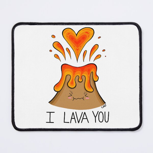 Item preview, 'I Lava You' Volcano designed and sold by WorksOfWhimsies.