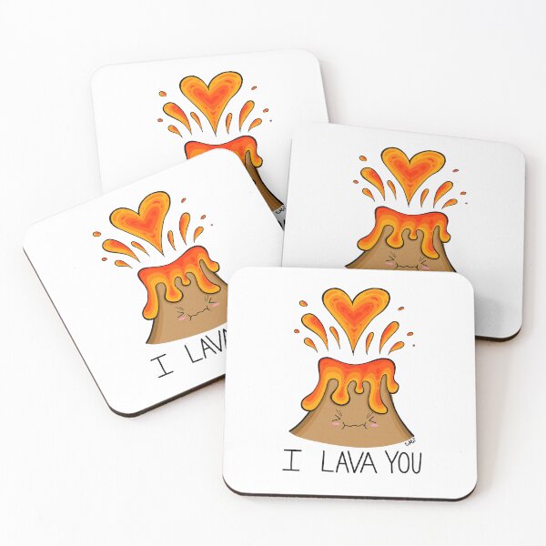 Item preview, 'I Lava You' Volcano designed and sold by WorksOfWhimsies.