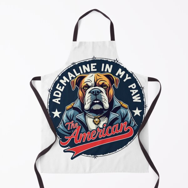 Item preview, The American Adrenaline Bulldog - In My Paw Funny Wrestling Parody designed and sold by The Grumpy Pet Club.