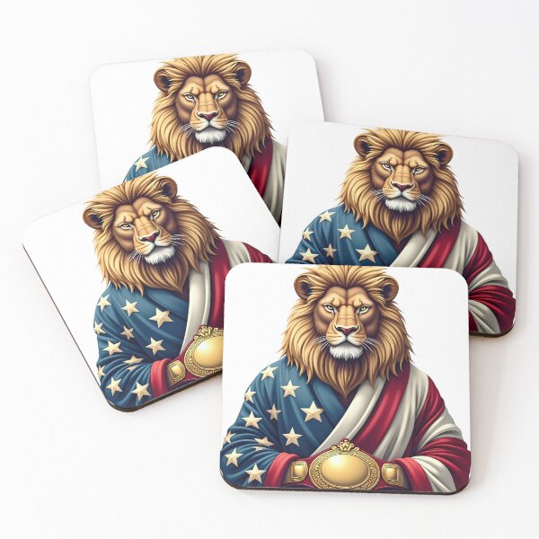 Item preview, The American Lion King - Wrestling Champion Nightmare Parody designed and sold by The Grumpy Pet Club.