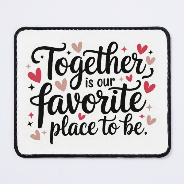 Item preview, Together is our favorite place to be designed and sold by ArtzyFlow.