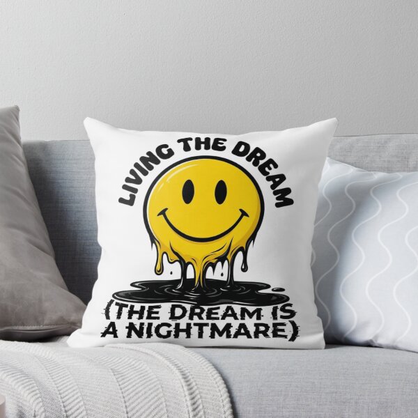 Item preview, Living The Dream Melting Smiley Corporate Nightmare designed and sold by Dariusz.K.