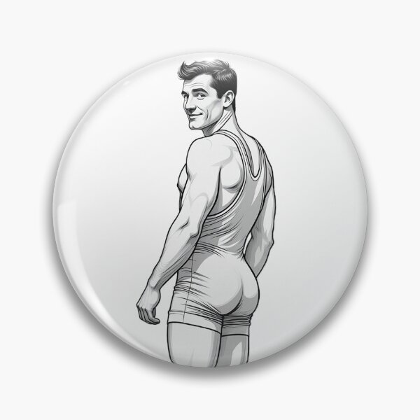 Item preview, Wrestle man John designed and sold by Daddy Issues Art Co.