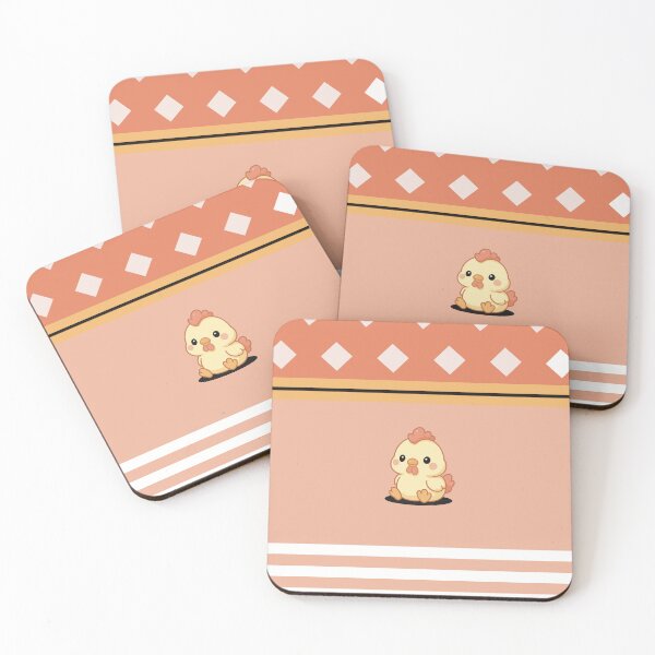 Item preview, Chibi Plush Chicken – Cute Pastel Kawaii with Patterns designed and sold by CowlyCryptik.