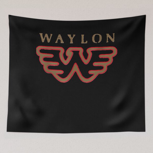Item preview, Waylon Jennings Official Merchandise Flying Logo designed and sold by marouaneamqor.
