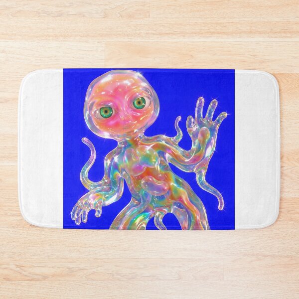 Item preview, Translucent Rainbow Alien Waving Hello designed and sold by maboroshilab.