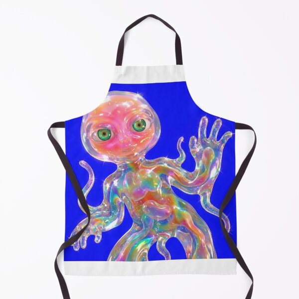 Item preview, Translucent Rainbow Alien Waving Hello designed and sold by maboroshilab.
