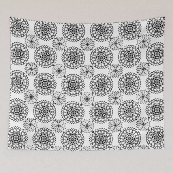 Item preview, Intuitive Floral Mandala - Expanding Petals Seamless Pattern 3 designed and sold by Catfish013.