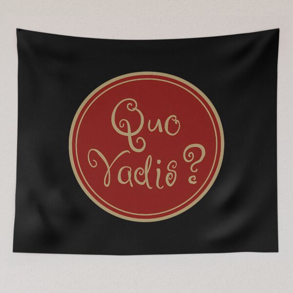 Item preview, Quo Vadis Latin Phrase Neon designed and sold by ubsuqltc46.