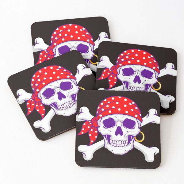 Item preview, pirate skull designed and sold by skulls and rock.