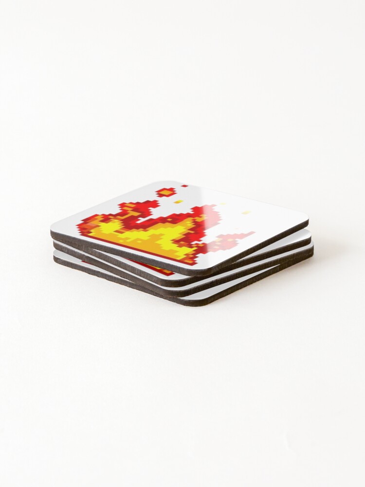 Thumbnail 4 of 5, Coasters (Set of 4), Fire! designed and sold by Stickers-Bash56.