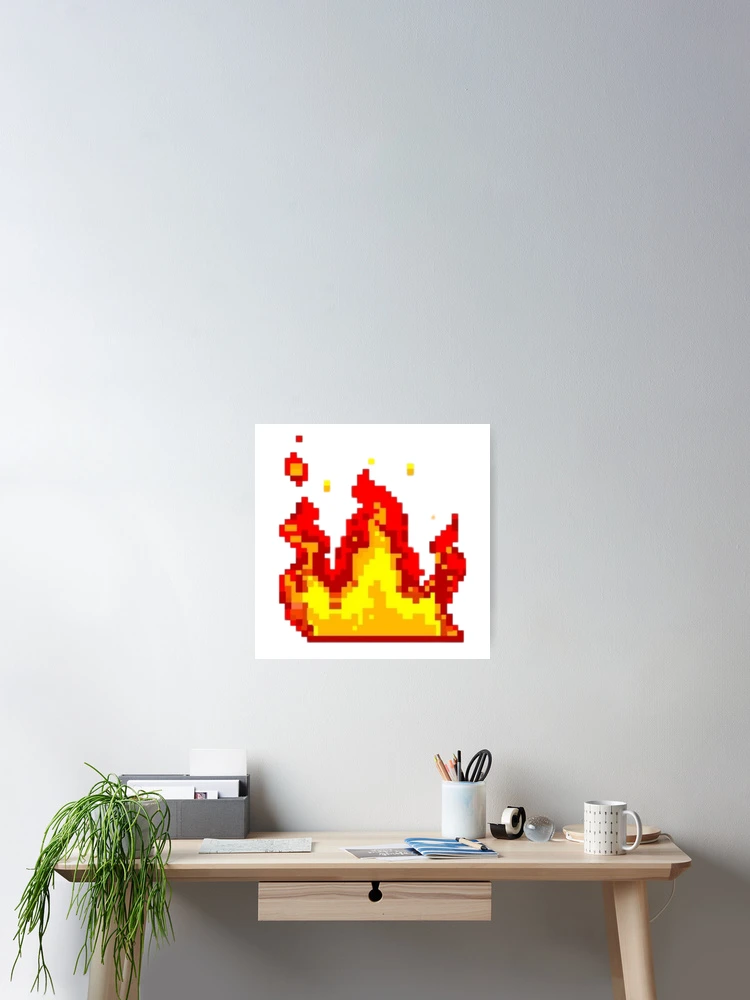 Thumbnail 2 of 3, Poster, Fire! designed and sold by Stickers-Bash56.
