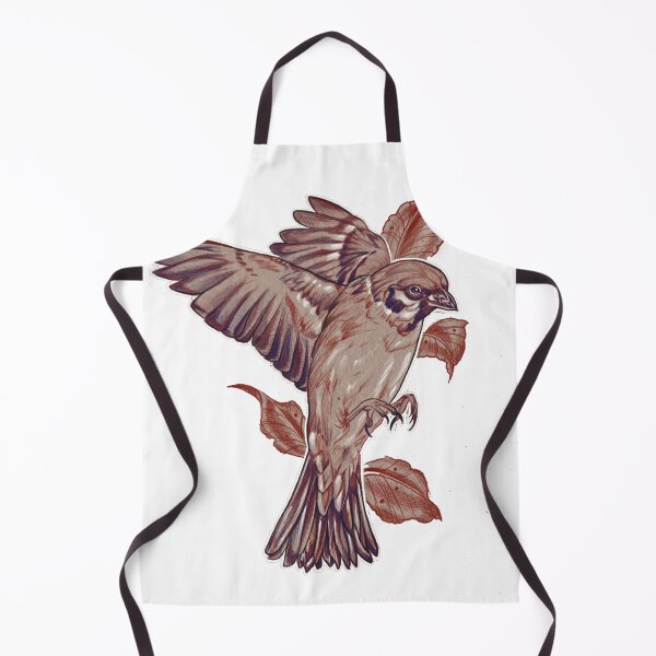 Item preview, Neotraditional Sparrow Flying Bird Illustration designed and sold by Prolificreate.