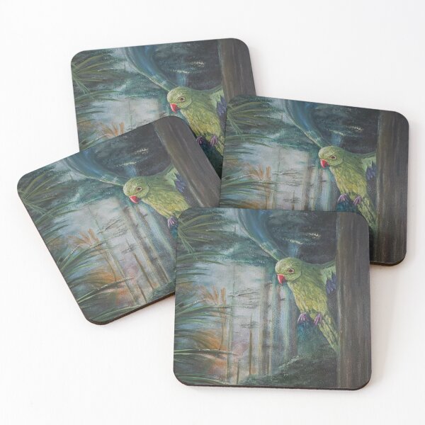 Item preview, Oil Painting of Beautiful Rain Forest-Tropical Bird designed and sold by MaritzaGoodIdea.
