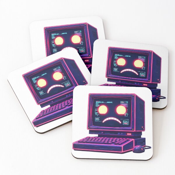 Item preview, Sad Retro Cyberpunk Computer designed and sold by Alquimia Lunar.