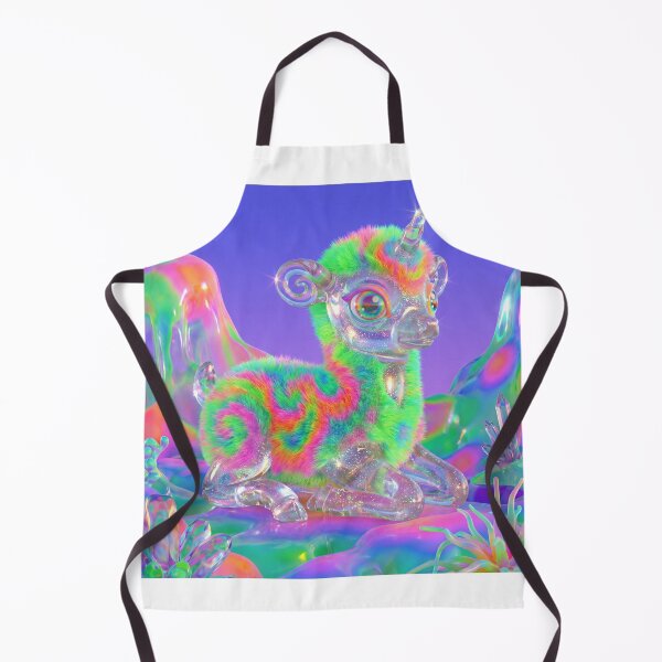 Item preview, Rainbow Fluffy Unicorn in Crystal Valley designed and sold by maboroshilab.