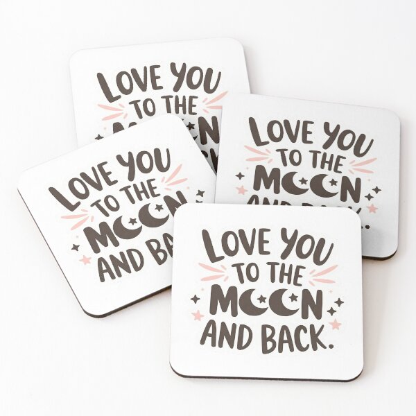 Item preview, Love you to the moon and back designed and sold by ArtzyFlow.