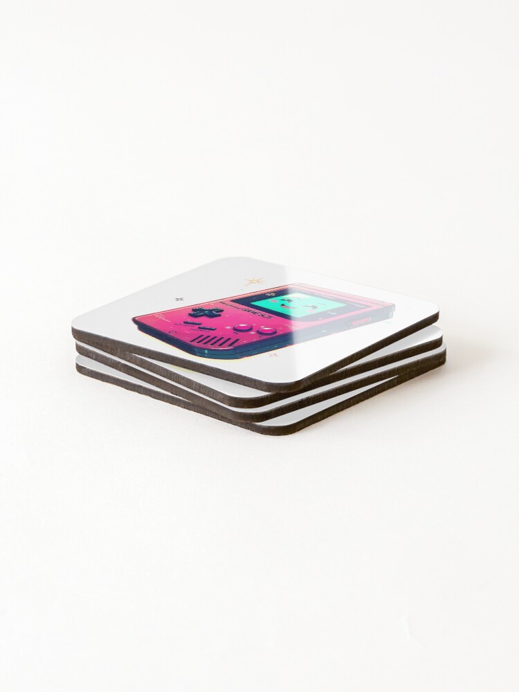 Thumbnail 4 of 5, Coasters (Set of 4), Cute Retro Handheld Console designed and sold by Lilith7790.