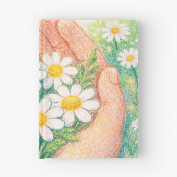 Item preview, Caring hands with chamomile flowers designed and sold by scicilysimonee.