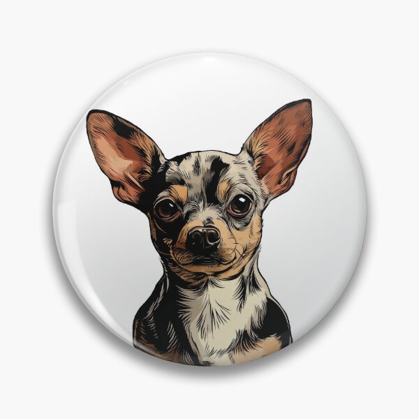 Item preview, Blue Merle Chihuahua Dog Illustration designed and sold by whyitsme.