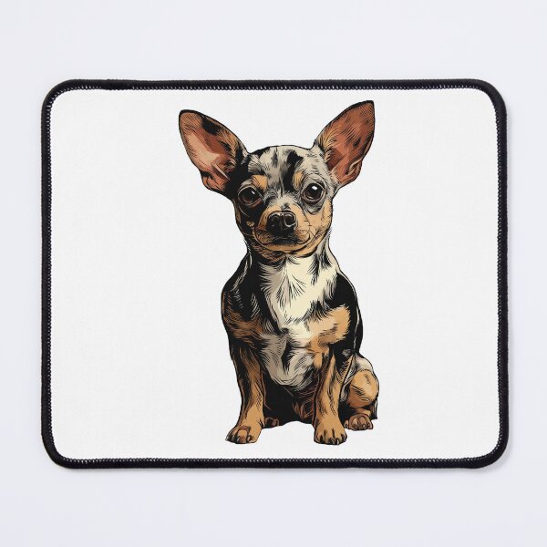 Item preview, Blue Merle Chihuahua Dog Illustration designed and sold by whyitsme.