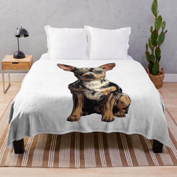 Item preview, Blue Merle Chihuahua Dog Illustration designed and sold by whyitsme.