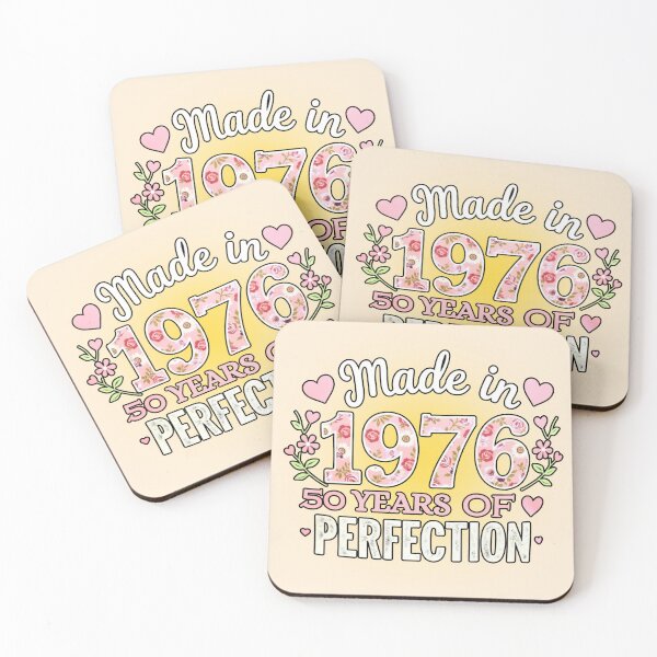 Item preview, Made in 1976 - 50 Year of Perfection Floral Graphic designed and sold by PriyaMagic.