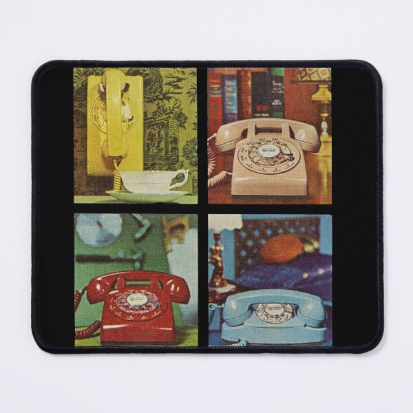 Item preview, Colorful Vintage Telephones Dial Corded Phones designed and sold by The Sticker Bureau.