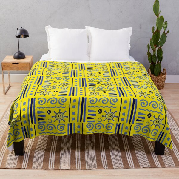 Item preview, Cute Yellow Ethno Symmetry - Ethnic Polynesian Tribal - Wedding Gifts designed and sold by RoyalStarsPatts.