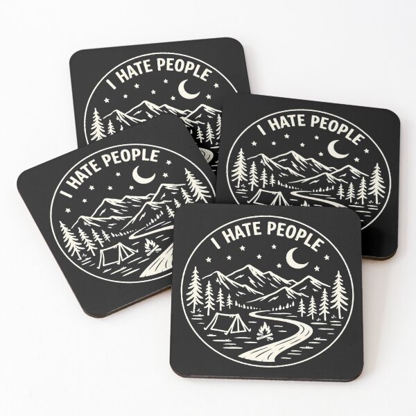 Item preview, I HATE PEOPLE designed and sold by sarahdoesdesign.