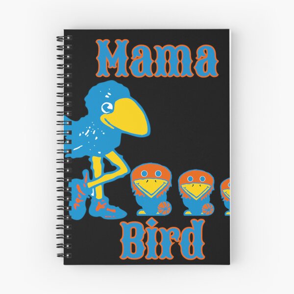 Item preview,  Ku Jayhawks Basketball Circus Font 1912 Mascot Mama Bird With Baby Jays designed and sold by RyanxFootball.