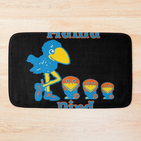 Item preview,  Ku Jayhawks Basketball Circus Font 1912 Mascot Mama Bird With Baby Jays designed and sold by RyanxFootball.