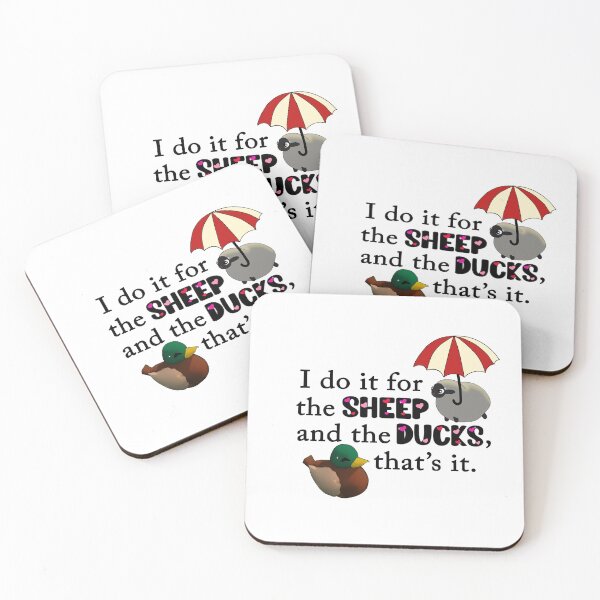 Item preview, Tiny Glade "I do it for the sheep and the ducks, that's it" designed and sold by eldritchinc.