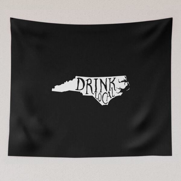 Item preview, Drink Local North Carolina State Outline Craft Beer designed and sold by graf1k.