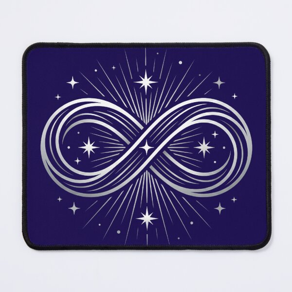 Item preview, Cosmic Infinity Symbol - Eternal Universe Engraving Art designed and sold by Ousuke ARTs.